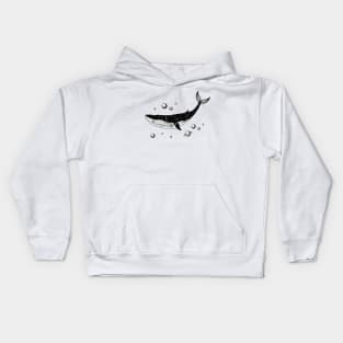 Dreamy Bluewhale Kids Hoodie